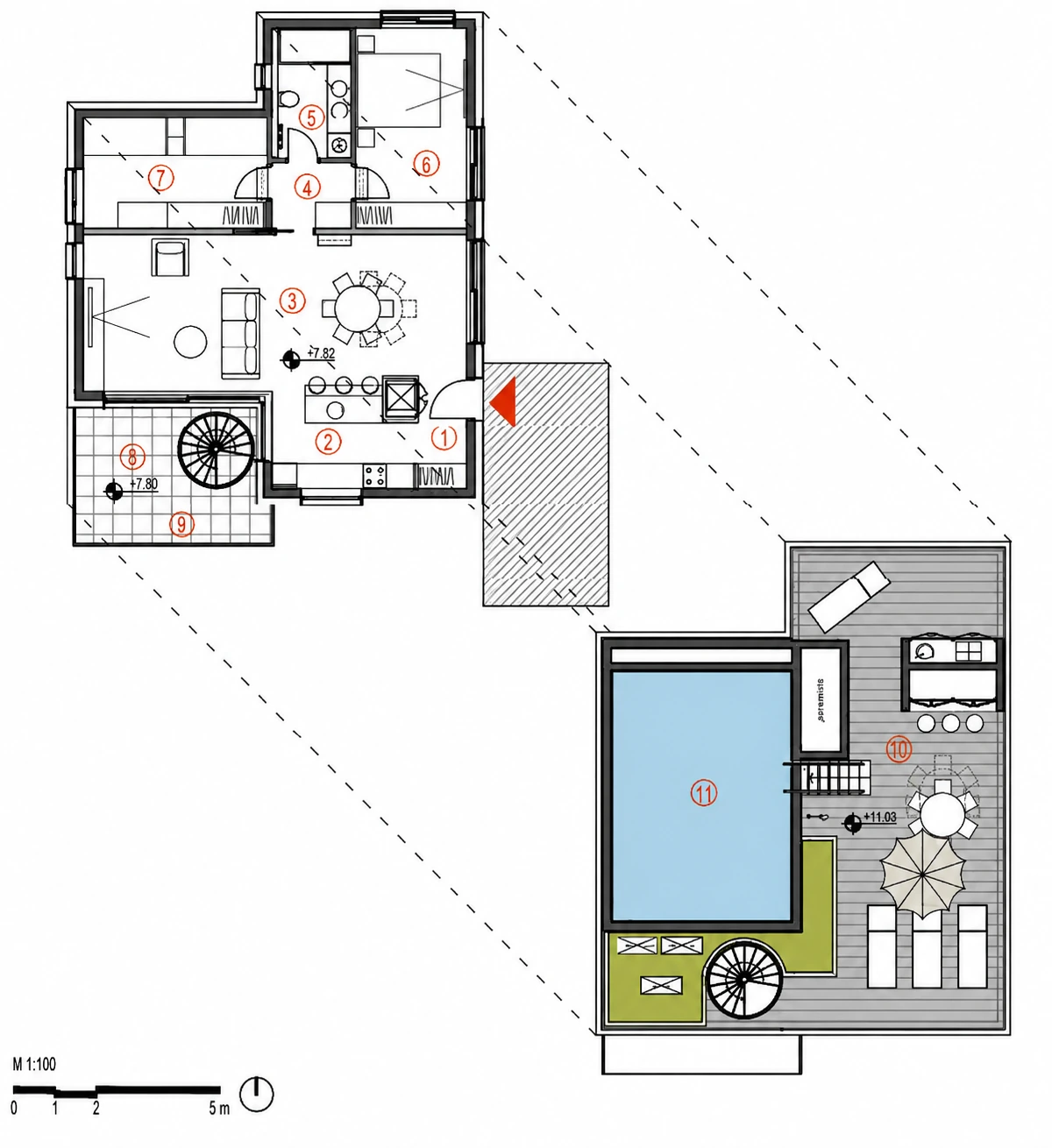 Tlocrt — Apartman P2 · A5